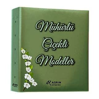 Mühürlü Çiçekli Davetiye